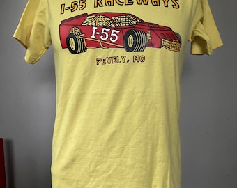 Camiseta de los años 90 de I-55 Raceways Missouri Late Model/Modified