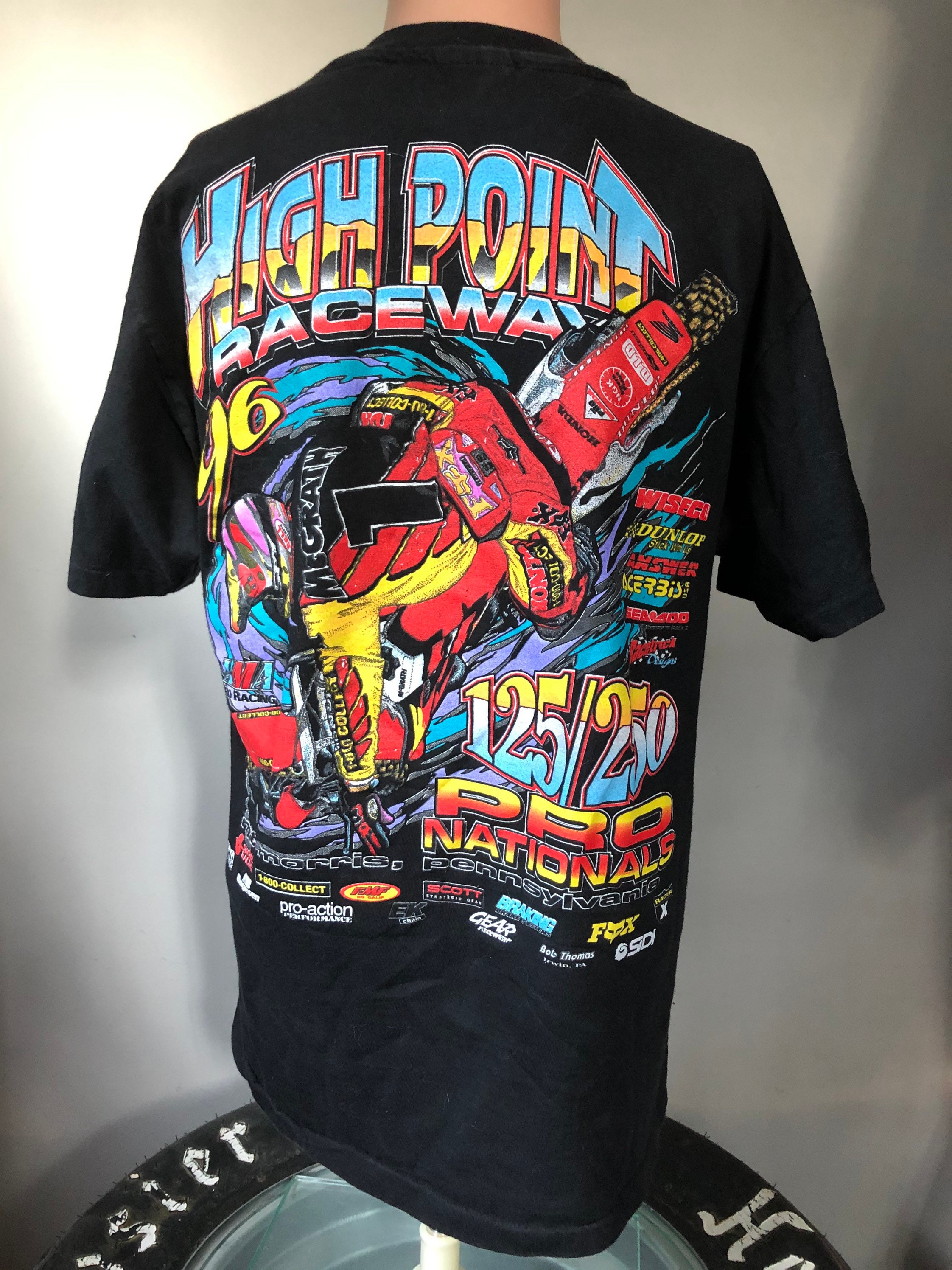 High Point Raceway Pro Nationals Jeremy Mcgrath T-shirt L 90's