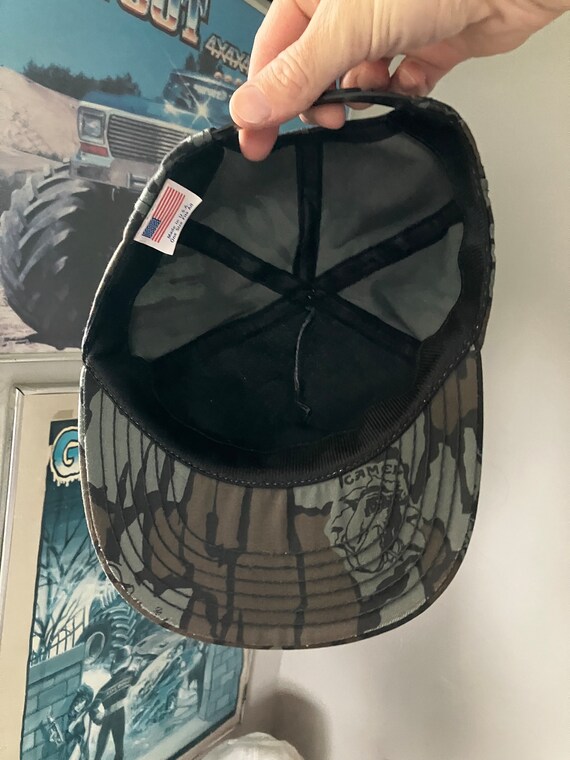 Deadstock Camel Cigarettes Camo Snapback Hat 90's - image 3