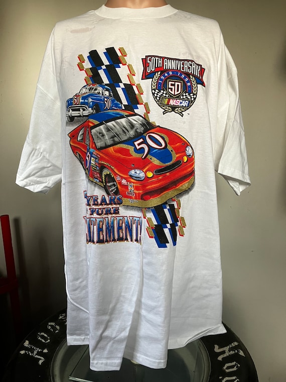 Deadstock NASCAR  50th Anniversary  T-Shirt 90’s - image 1