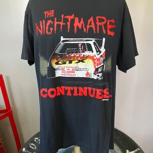 Vintage John Force Nightmare Continues T-shirt L 90's Canada
