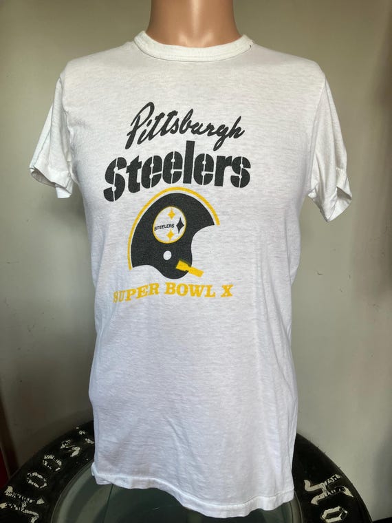 Vintage Pittsburgh Steelers Super Bowl 10 T shirt L 70s Etsy UK