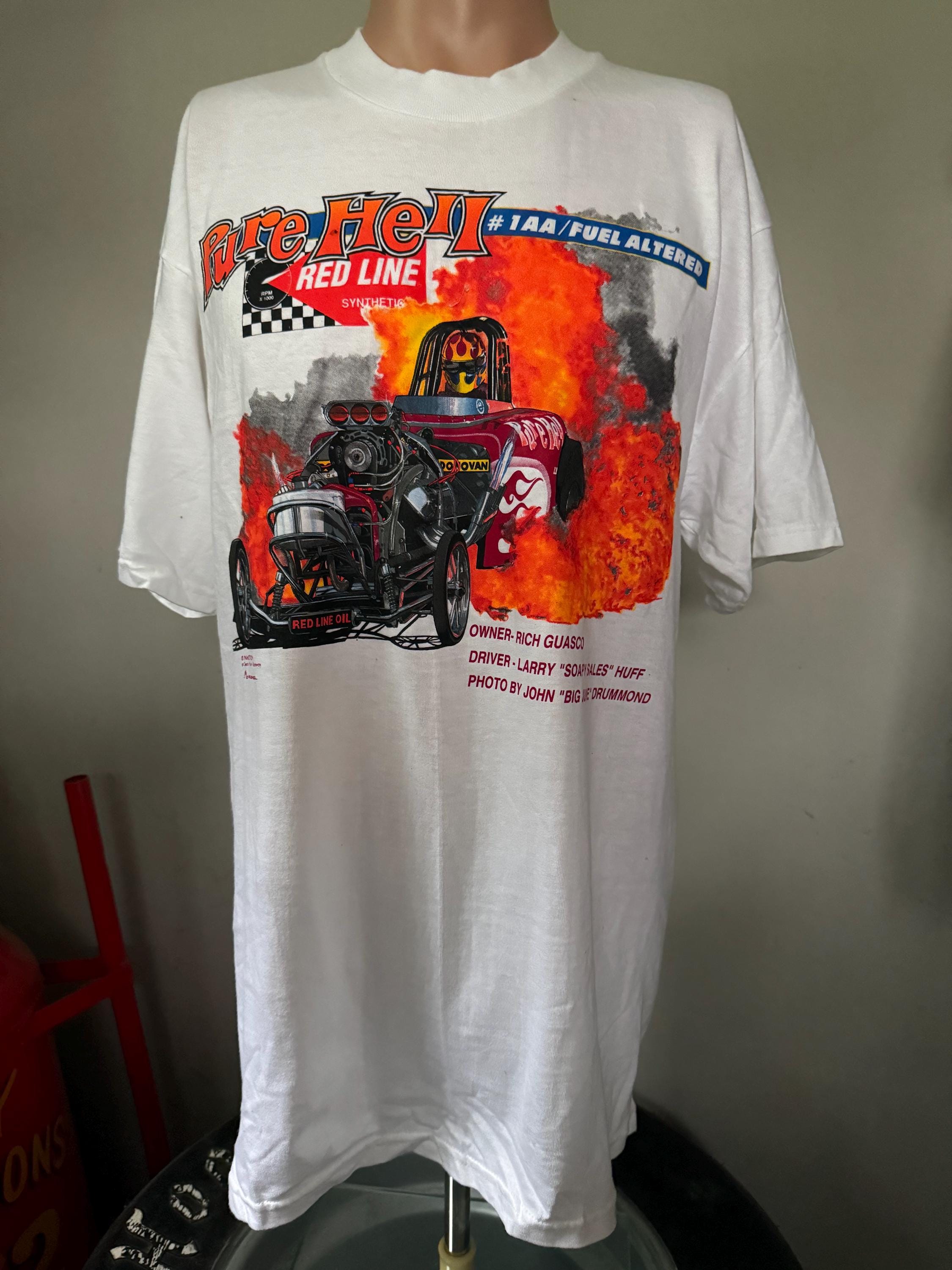 Deadstock Pure Hell Aa/fuel Altered Dragster T-shirt L 90's