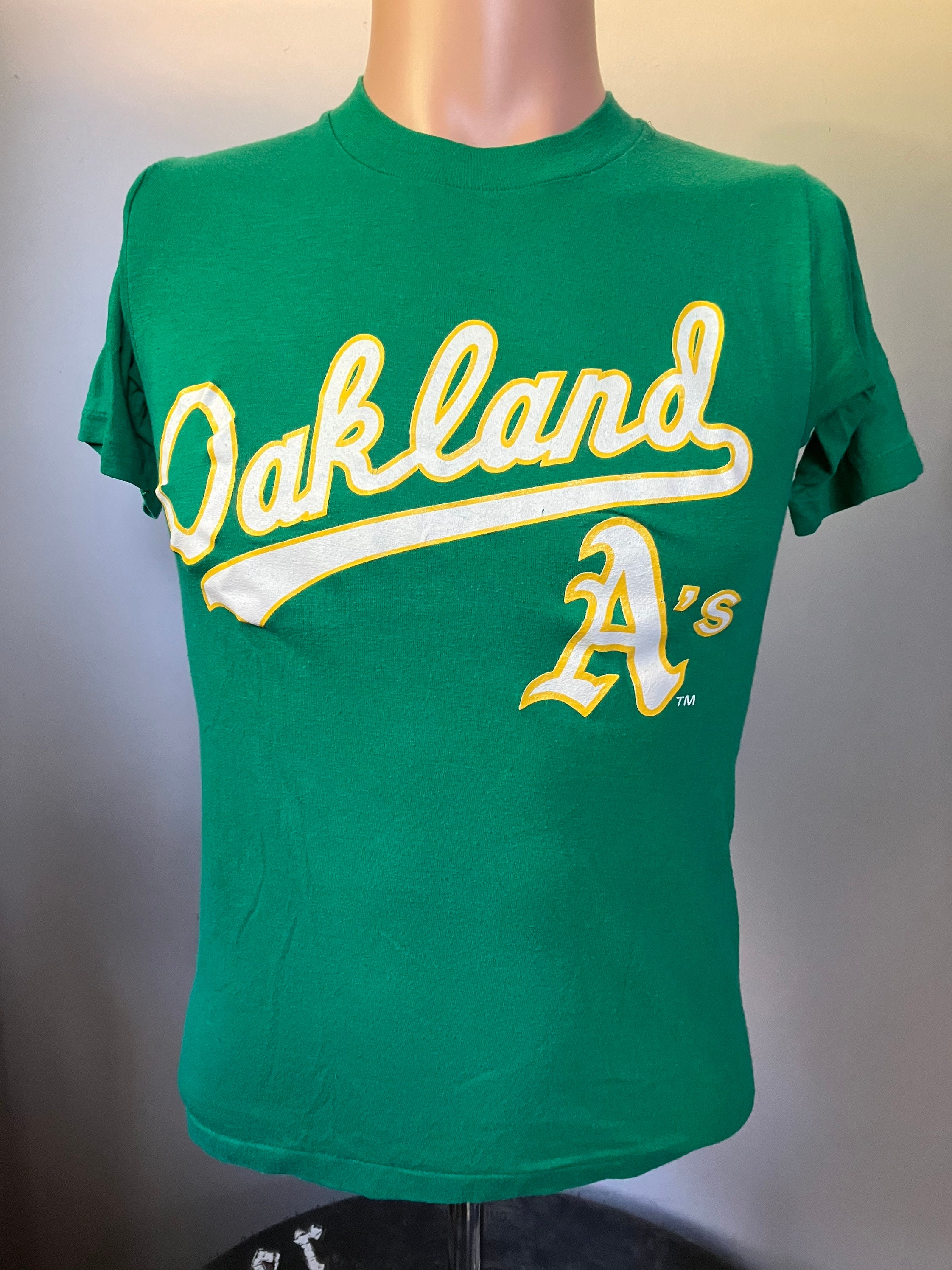 Oakland A’s Logo T-Shirt S 80’s