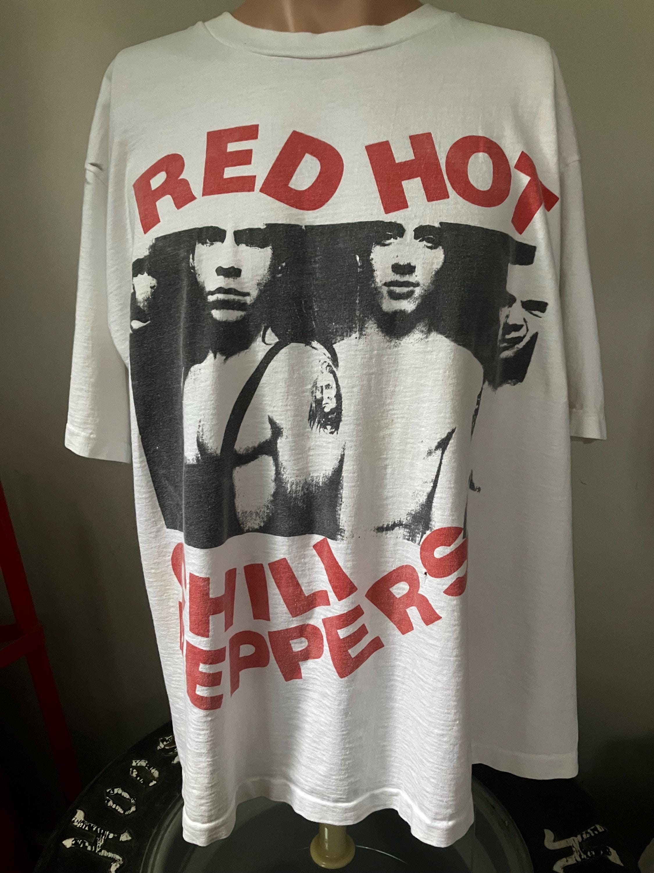 LOLLAPALOOZA 92TシャツRed hot chili peppers Vintage 1992 Lollapalooza '92 T-shirt White L 90s Red Hot