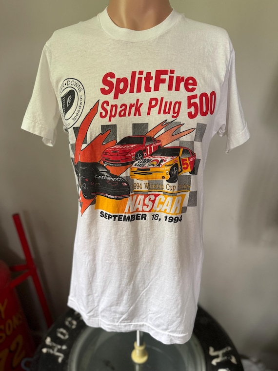 Dover Downs 1994 Splitfire Spark Plugs 400 Bootleg T-Shirt L 90’s