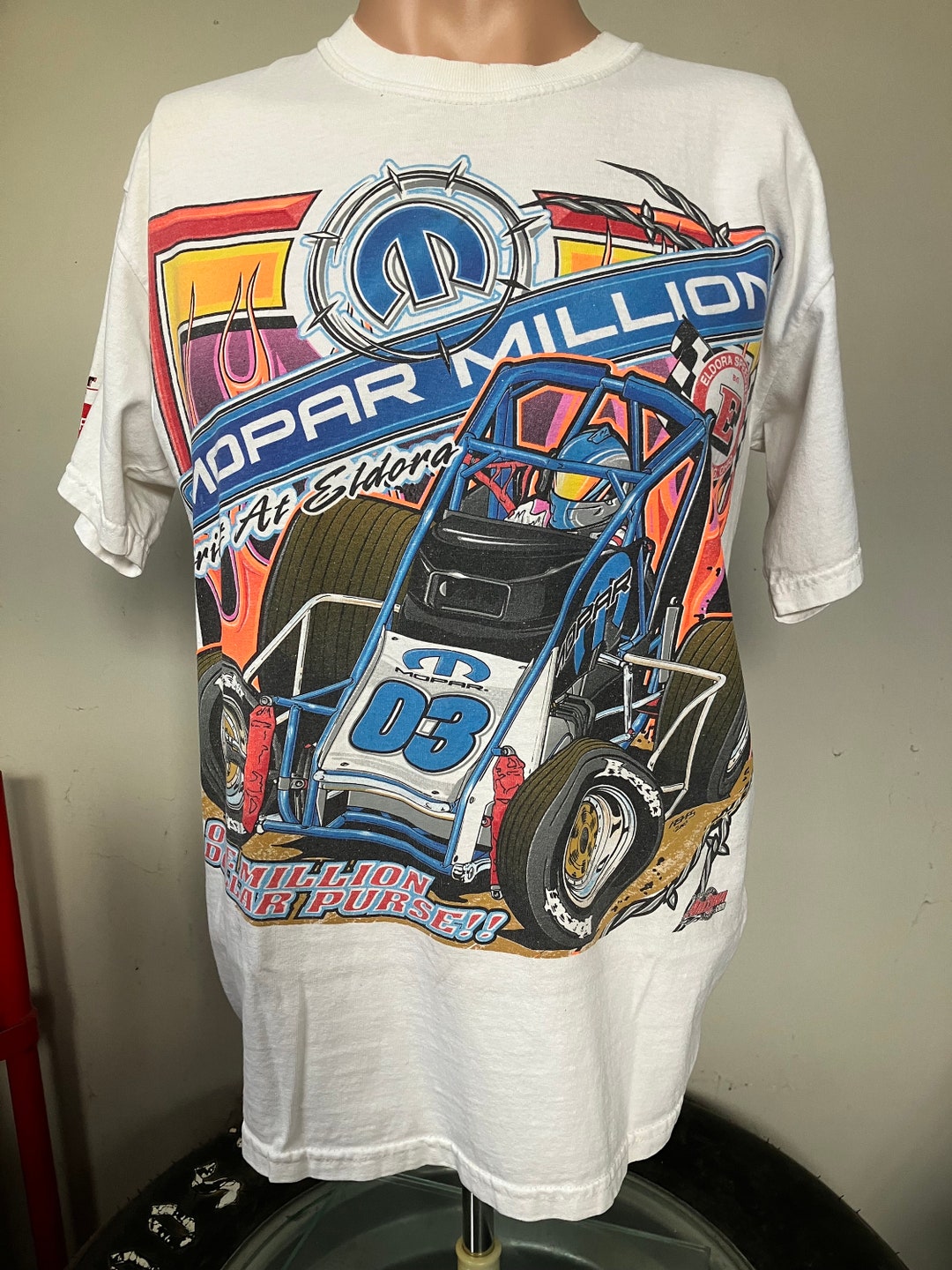 2003 Eldora Mopar Million Entry List Tshirt M Etsy
