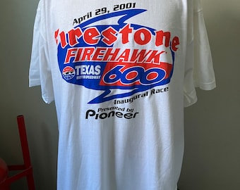 Deadstock TMS 2001 Firestone Firehawk 600 Inaugural Race T-Shirt XL
