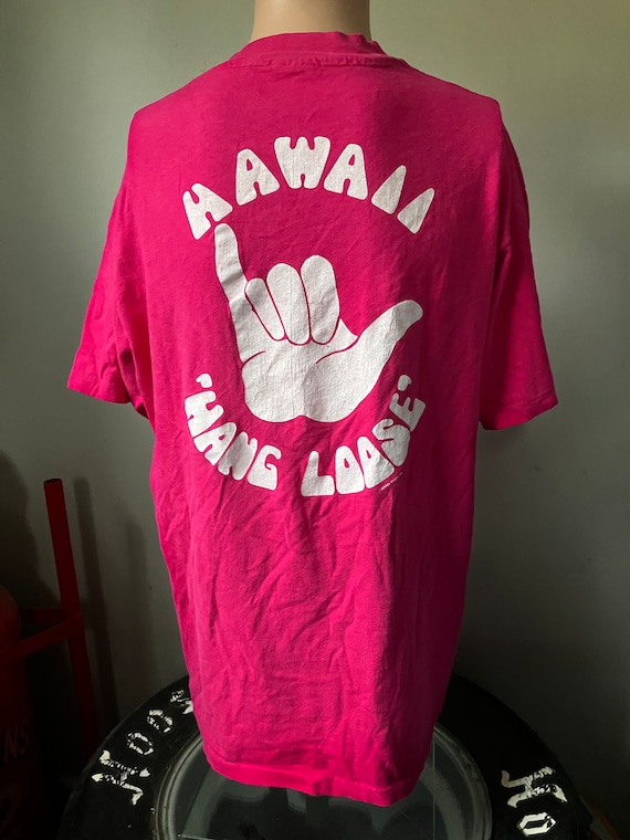 Vintage Hang Loose Hawaii Shaka T-Shirt XL 80’s