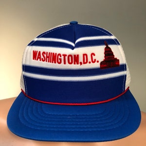 Deadstock Washington DC Mesh Snapback Hat 80’s