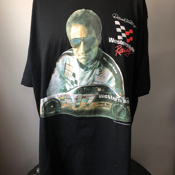 Deadstock Darrell Waltrip Western Auto Portrait T-Shirt 90’s