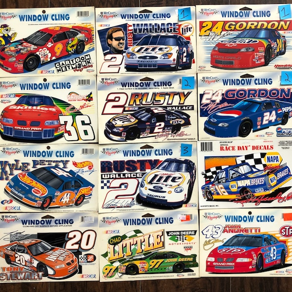 Nascar Stickers Etsy