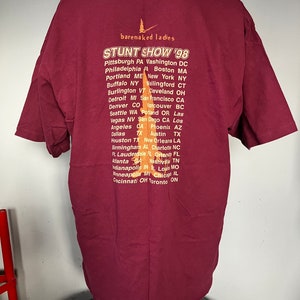 Vintage Barenaked Ladies Stunt T-shirt L 90’s - Etsy