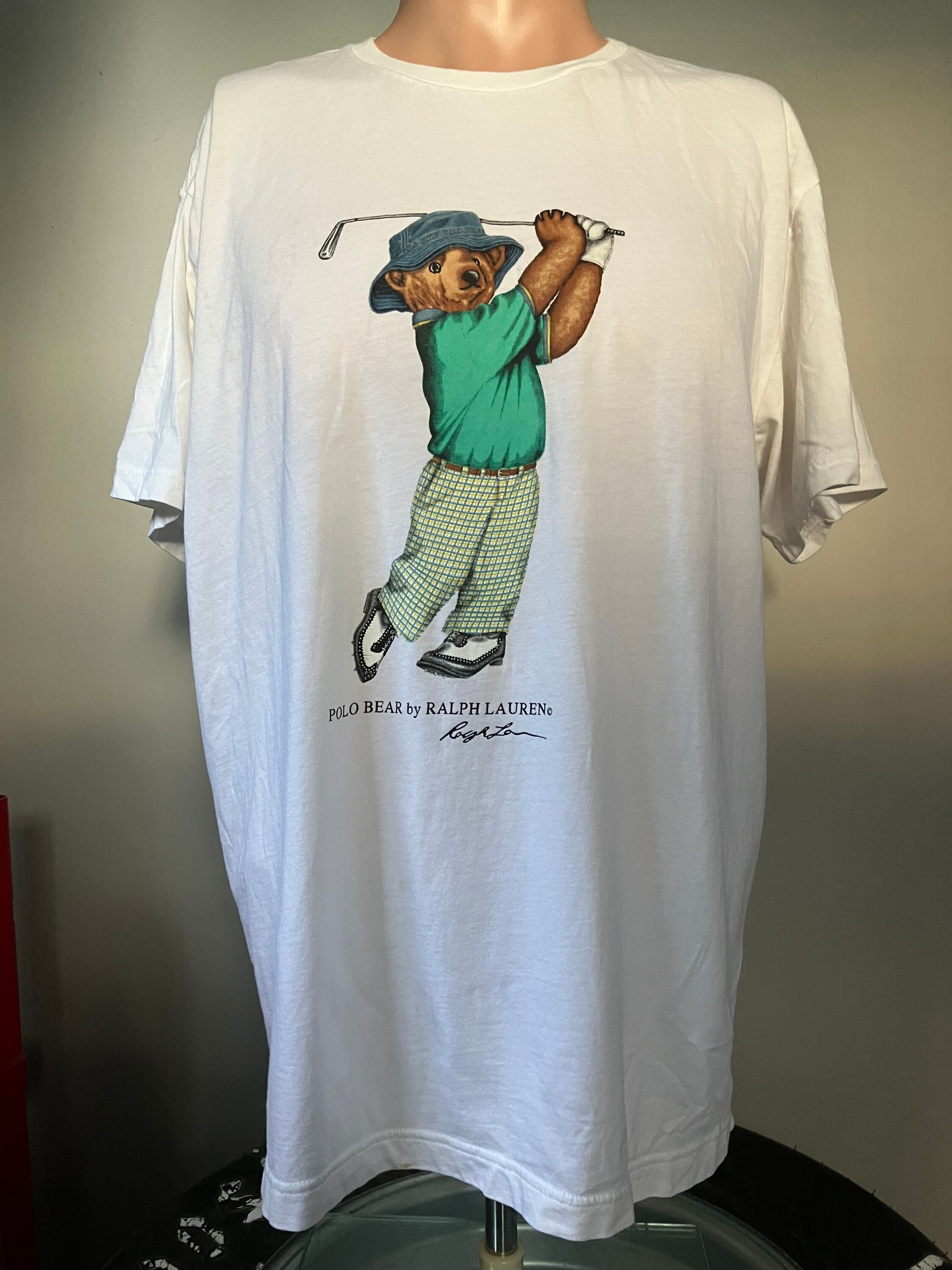 Polo Ralph Lauren Golf Polo Bear T-shirt L - Etsy