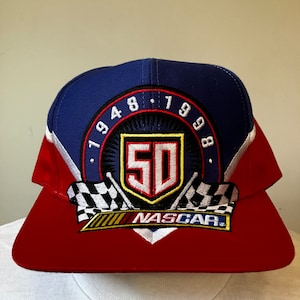 Deadstock NASCAR 50th Anniversary Snapback Hat 90’s