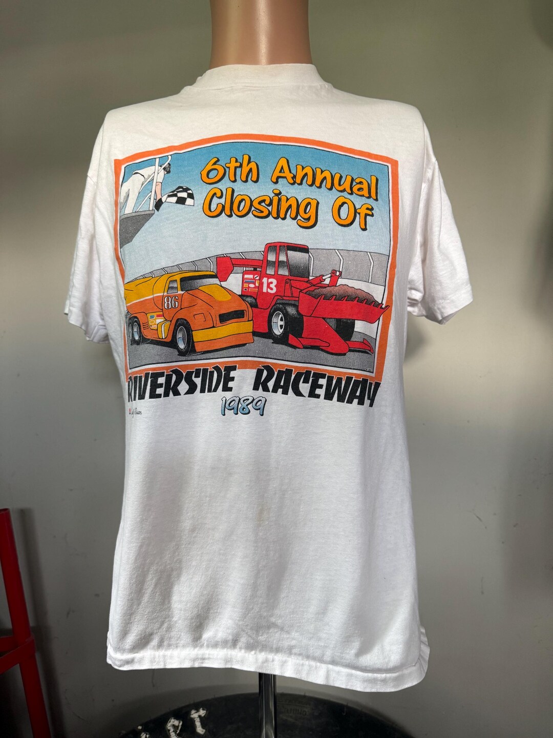 Cd R Raceway T Shirts Vintage 6th Annual Closing of Riverside Raceway T-shirt L 80’s - Etsy