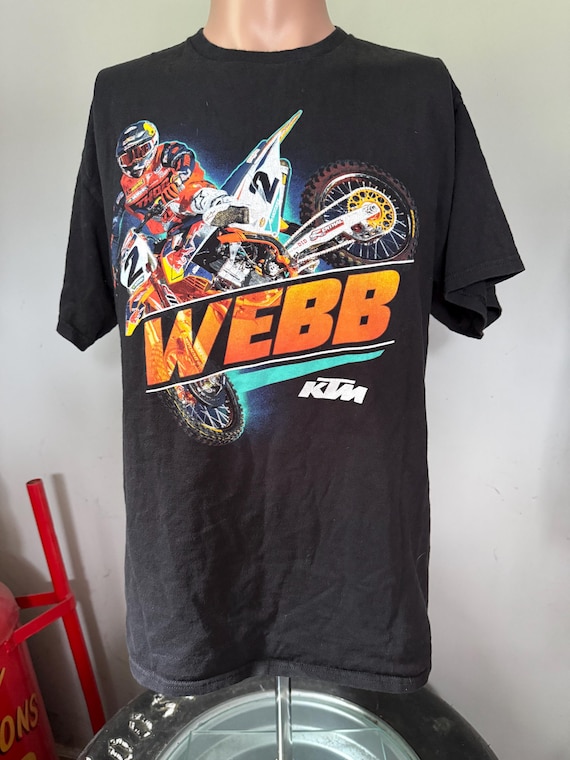 Cooper Webb Red Bull KTM Racing MX T-shirt L 2010s - Etsy