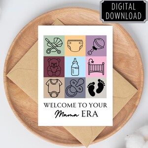 TÉLÉCHARGEMENT NUMÉRIQUE//carte ère maman//carte baby shower/carte future maman//carte futurs parents