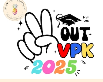 VPK T-shirt png // End of School Shirt // vpk graduation shirt // Kids Shirt Design // Shirt // DIGITAL DOWNLOAD - Sublimation Design