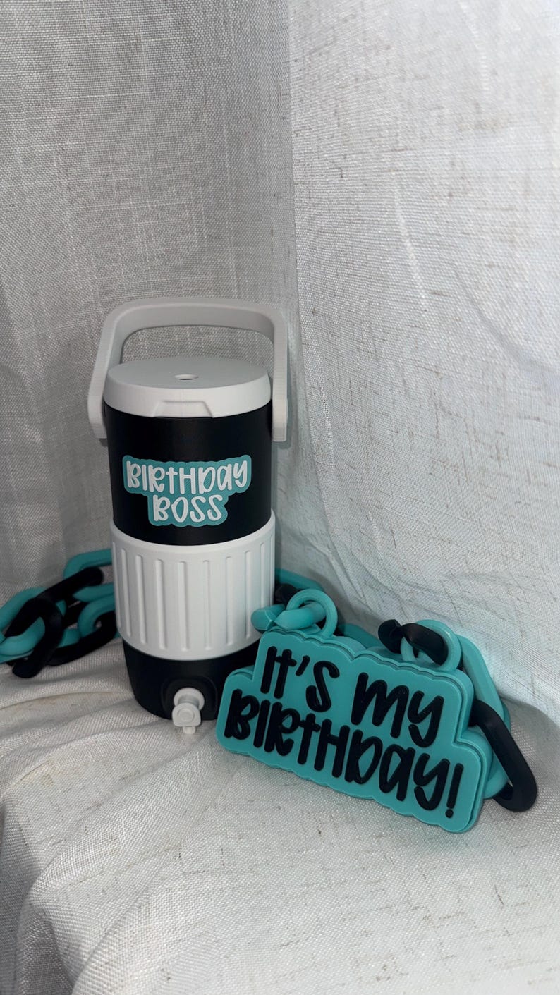 Enfriador de latas delgado personalizado con pajita / Portavasos Birthday Boss / Enfriador de latas delgado personalizado / Soporte para Alani, White Claw, Celsius imagen 2