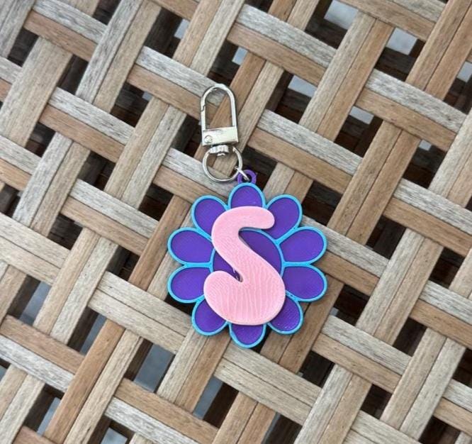 Custom 3D Printed Keychain | Personalized Gift | Backpack Keychain ...
