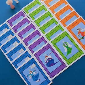 Baraja de cartas del Oráculo de los Mini Mensajes de Ángeles.