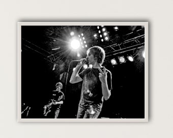 Printable Mudhoney Black and White Photograph, Digital Download, Wall Decor, Home Gallery