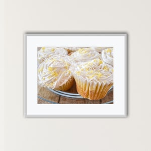 Printable Cupcake Color Photograph, Digital Download, Wall Decor, Home Gallery