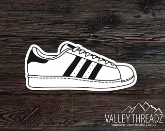 Sneaker Decal - Sneaker Vinyl Sticker - Tennis Shoe Sticker - Car Window Decal - Stickers - 90s Sticker - Laptop Sticker - Tumbler Decal