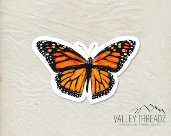 Butterfly Decal - Butterfly Vinyl Sticker - Laptop Decal - Car Window Decal - Sticker - Monarch Sticker - Laptop Sticker - Tumbler Decal