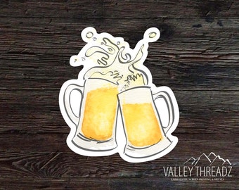 Cheers Decal - Cheers Vinyl Sticker - Beer Sticker - Car Decal - Stickers - Cheers beer Sticker - Decals - Laptop Sticker - Tumbler Decal