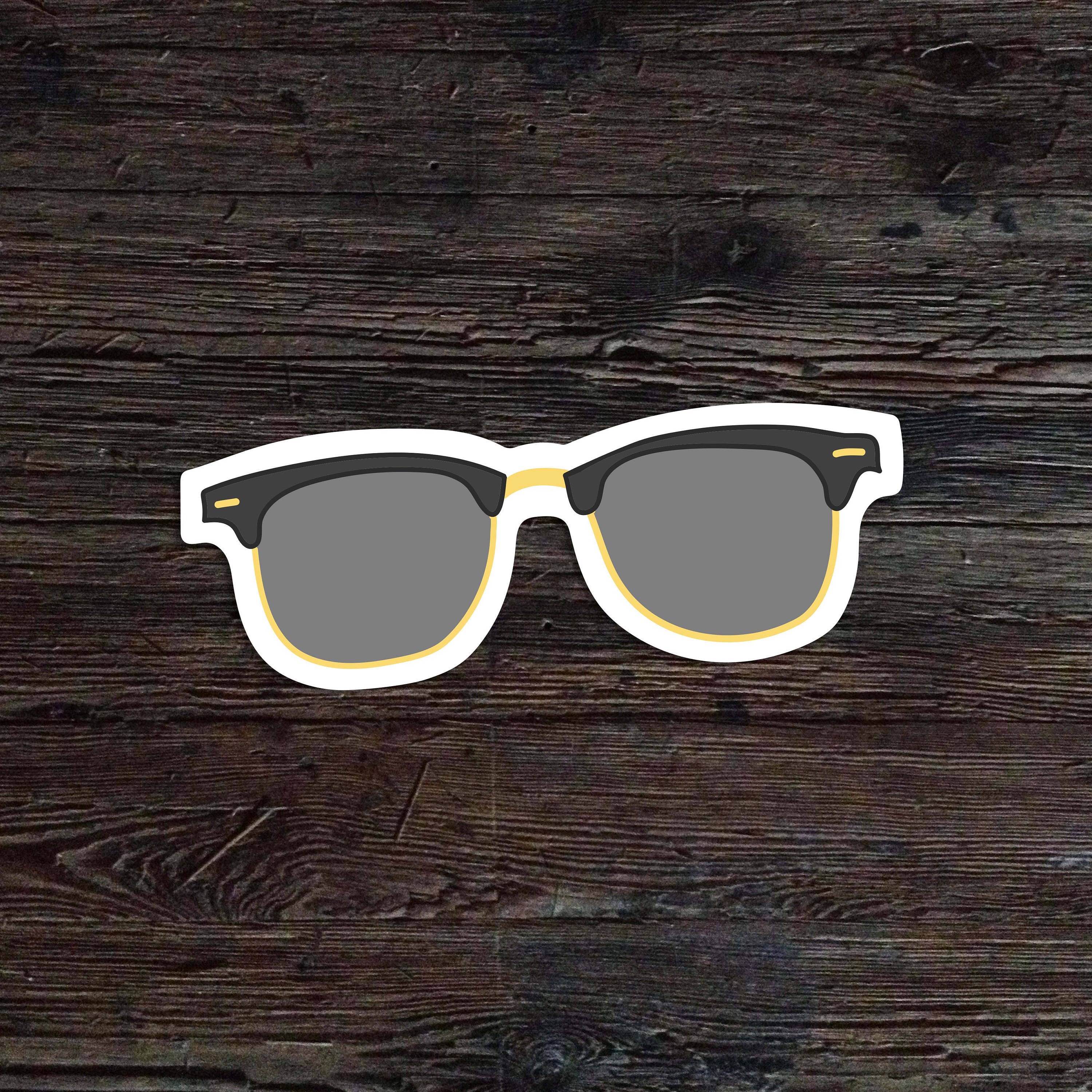 Sunglasses Decal Sunglasses Vinyl Sticker Sunglasses Etsy