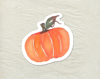 Pumpkin Decal - Pumpkin Vinyl Decal - Pumpkin Sticker - Halloween & Fall Sticker - Laptop Sticker - Tumbler Decal - Vinyl Sticker