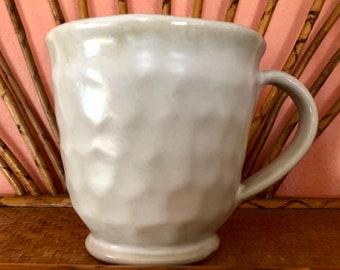 Taza de café o té de cerámica. Tallado/facetado a mano. Copa distintiva. Para té, espresso o café turco. taza hecha a mano