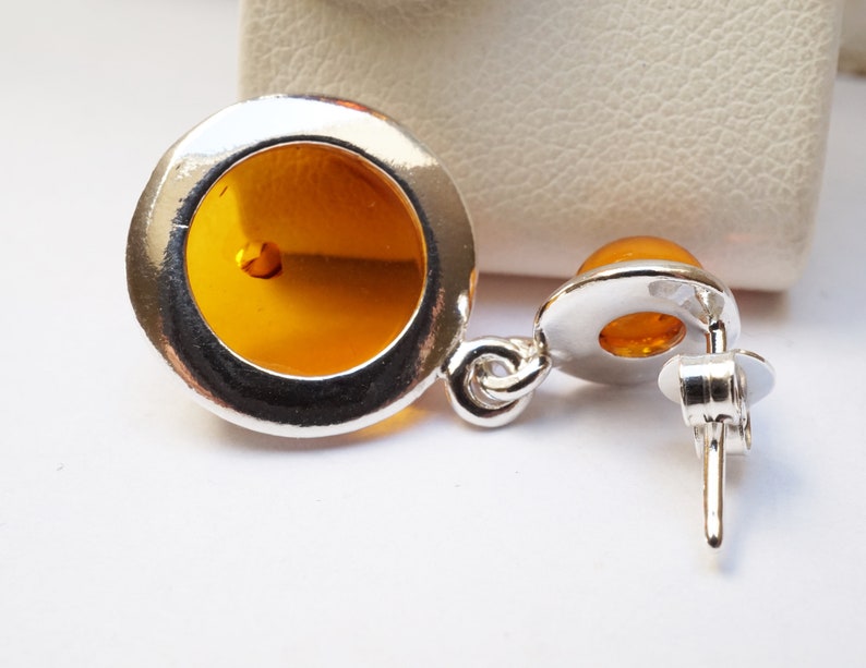 Cognac Amber Earrings Amber Dangle Earrings,Organic Gift Amber Earrings Natural Baltic Amber Earrings Amber And Sterling Silver Earrings