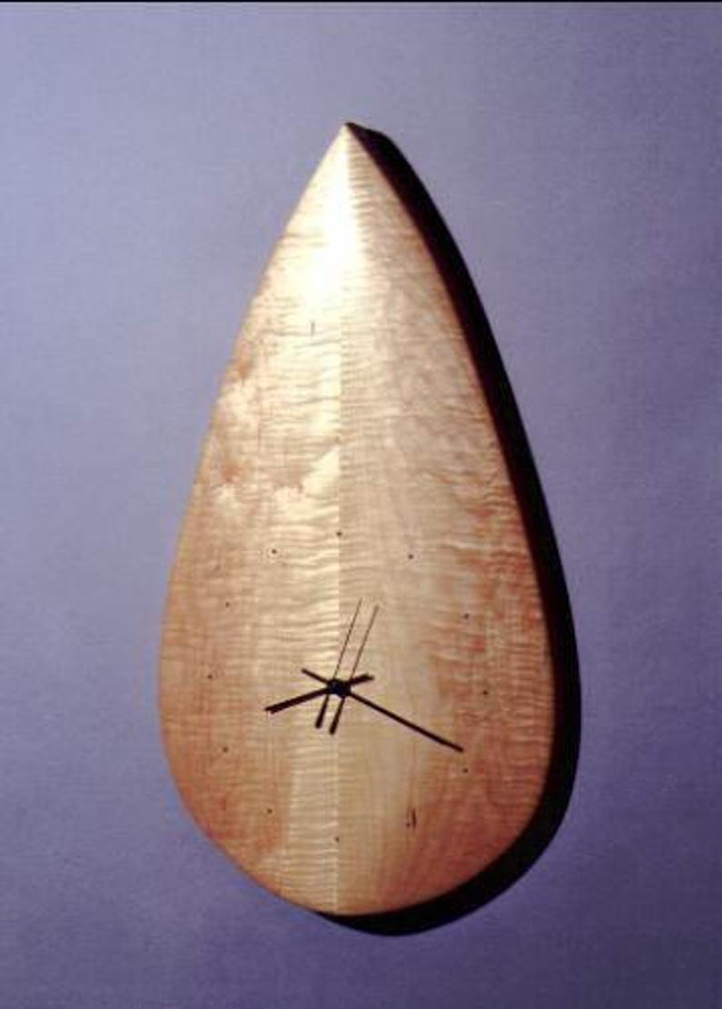 Curly Maple Clock image 1