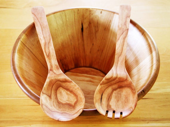 Salad Tossers , Buy Wooden Salad Tossers Online