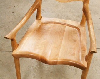 Sculpted Low Back Chair