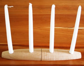 Sculpted Candle Stick Holder