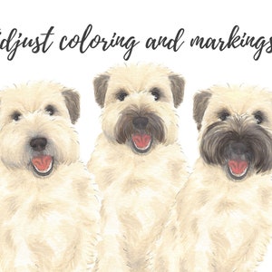 Wheaten terrier christmas ornament