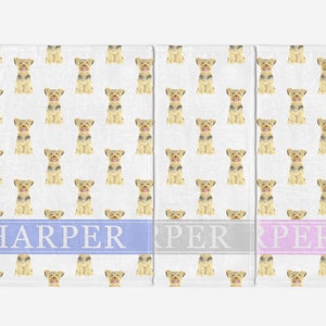 Personalized Yorkie Yorkshire Terrier Minky Baby Blanket