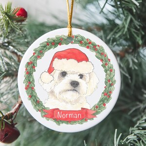 Décoration de Noël personnalisée en coton de Tuléar