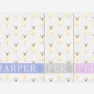 Personalized Soft Coated Wheaten Terrier Minky Baby Blanket