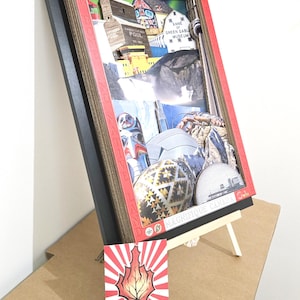 Poster en carton collage 3D fait main MAGNIFICENT CANADA
