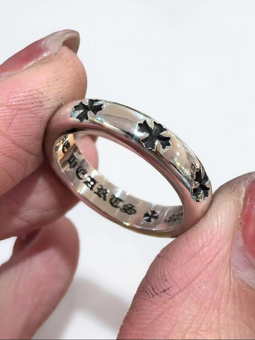 CHROME HEARTS NEGATIVE CH PLUS 15.5号 CHROME HEARTS NEGATIVE E PLUS RING