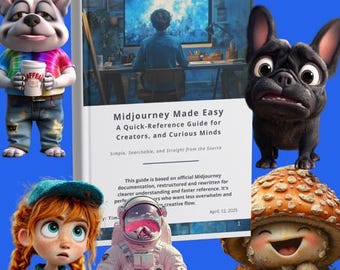 Midjourney Prompt Guide eBook | AI Art Templates, V7 Updates (PDF)
