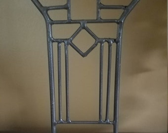 Petite Art Deco Forged Metal Chair