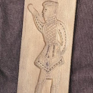 Vintage German Carved Cookie Mold