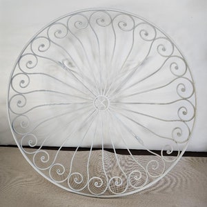 Large French Metal Bowl Basket