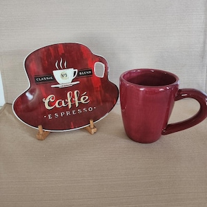 Coffee Mates Cup & Plate Set